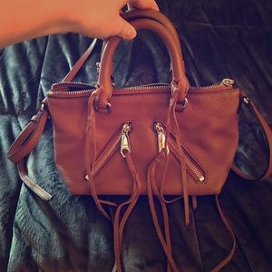 Rebecca minkhoff leather micro moto satchel!!